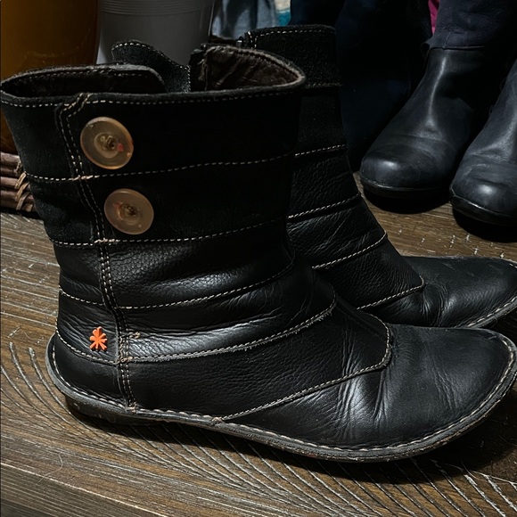 The Art Company Shoes - The Art Company Black Leather women’s Ankle Boots, 38.